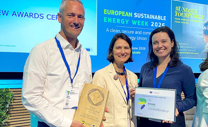 RE-LEAF wint prestigieuze Europese award!